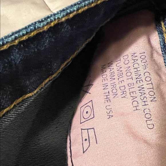 Urban outfitters lux Denim Mini Skirt size 26 - Picture 3 of 7